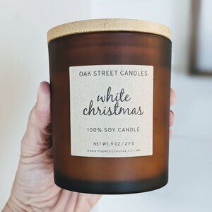Oak Street Candles Natural Soy Candle White Christmas